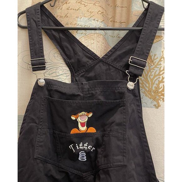 NWT VTG 90s Disney Pooh Tigger Black Short Overalls Women’s 22W Plus Collector - Picture 16 of 16